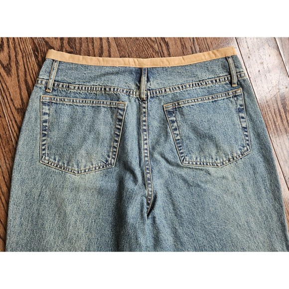 L.A. Blues Vintage 90s Women's Blue Jeans  Size 10 Riveted Hippie Y2K - Picture 16 of 16